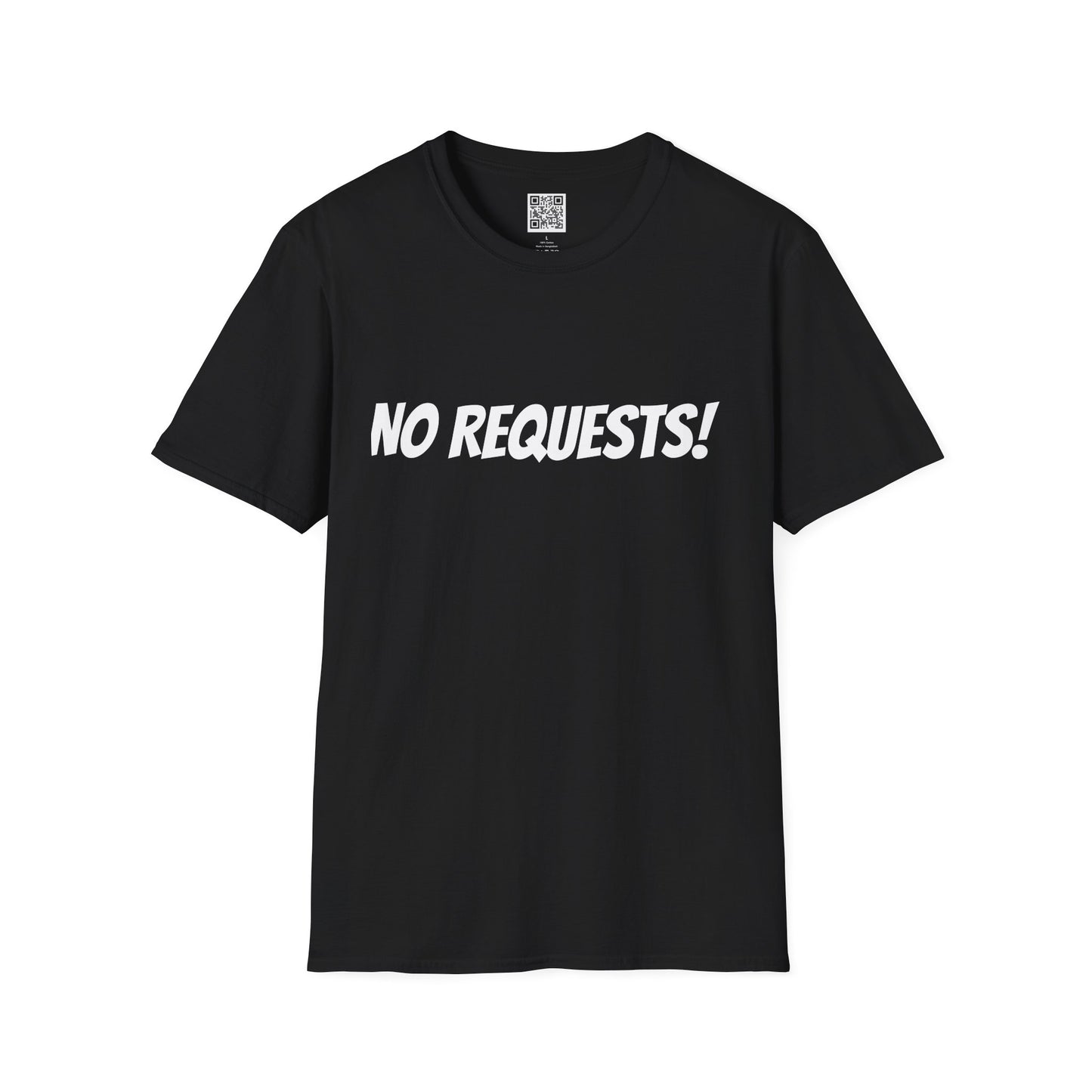 No Requests DJ Vibes T-Shirt, Music Lover Tee, Disc Jockey Shirt, Party DJ Top, Gift for DJs