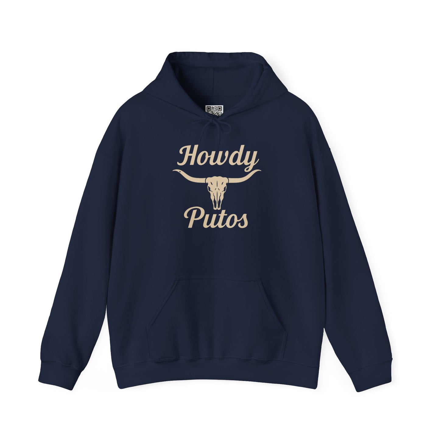 Howdy Putos – Longhorn Skull Hoodie