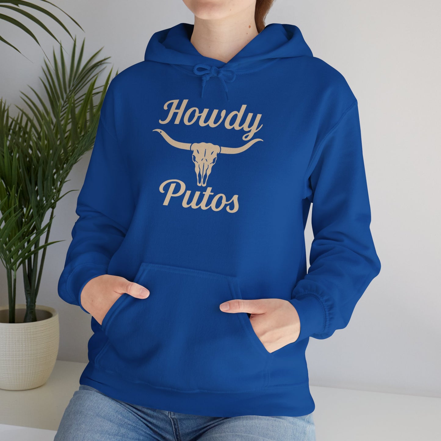 Howdy Putos – Longhorn Skull Hoodie