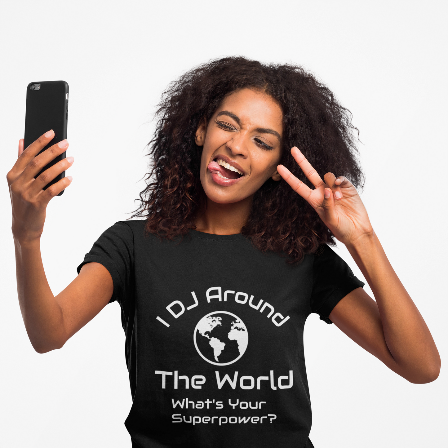 DJ Travel Shirt – I DJ Around The World | Global Groove Gear