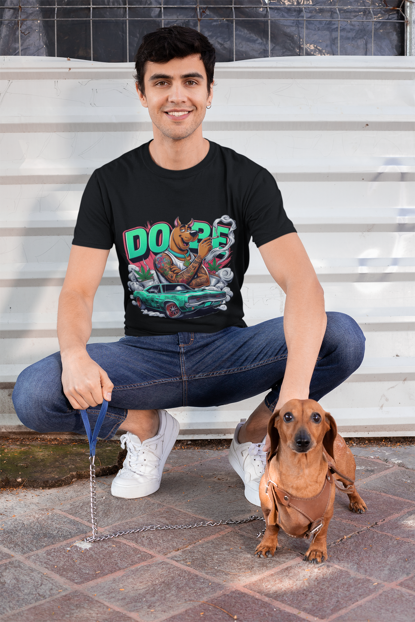 Dope Scooby – Stoner Streetwear Tee/Hoodie