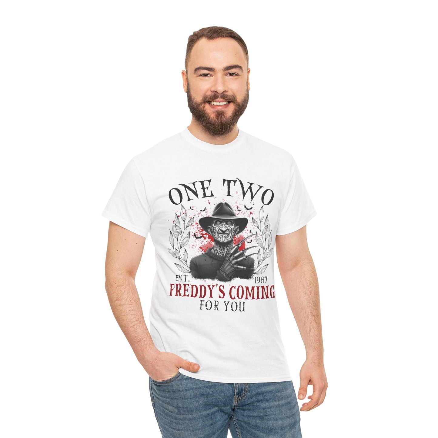 Freddy's Coming Horror Tee, Halloween Shirt, Horror Movie Merchandise