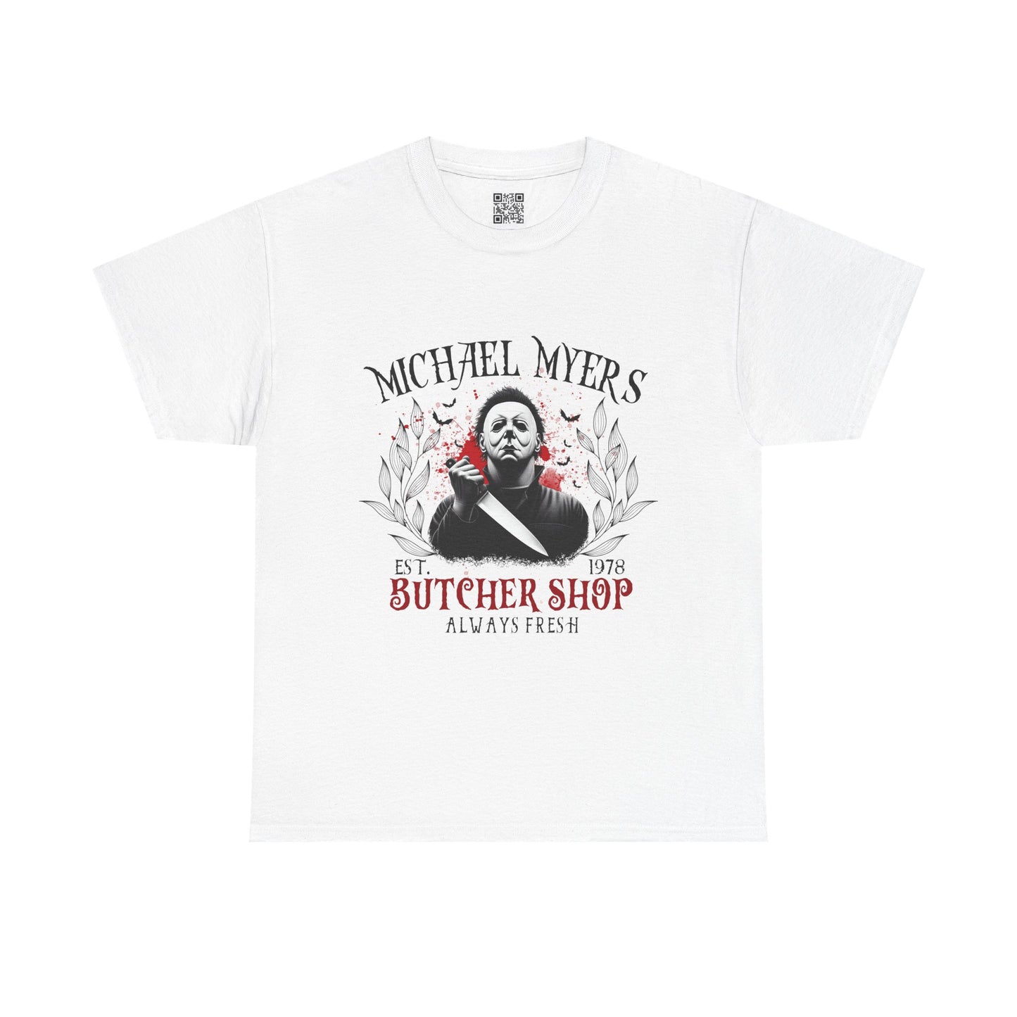Michael Myers Butcher Shop, Horror T-Shirt, Halloween Apparel