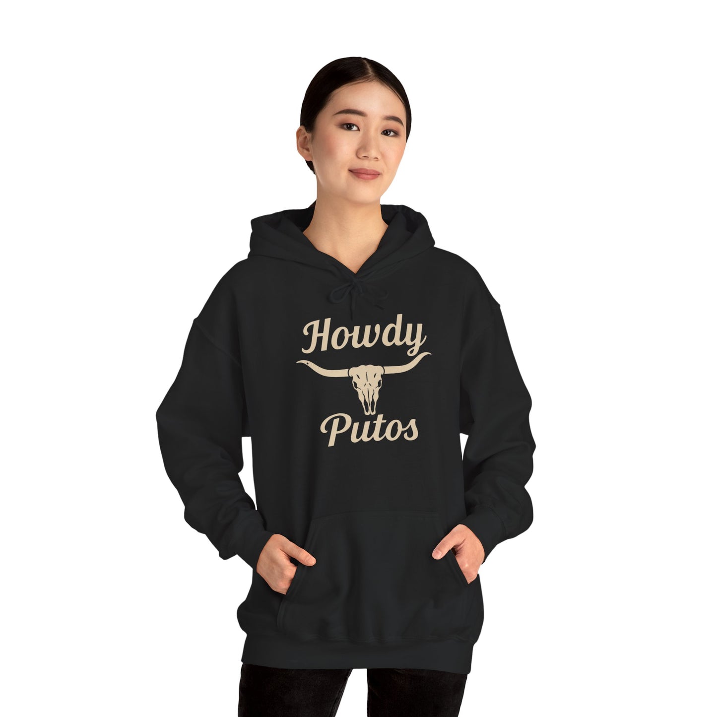 Howdy Putos – Longhorn Skull Hoodie