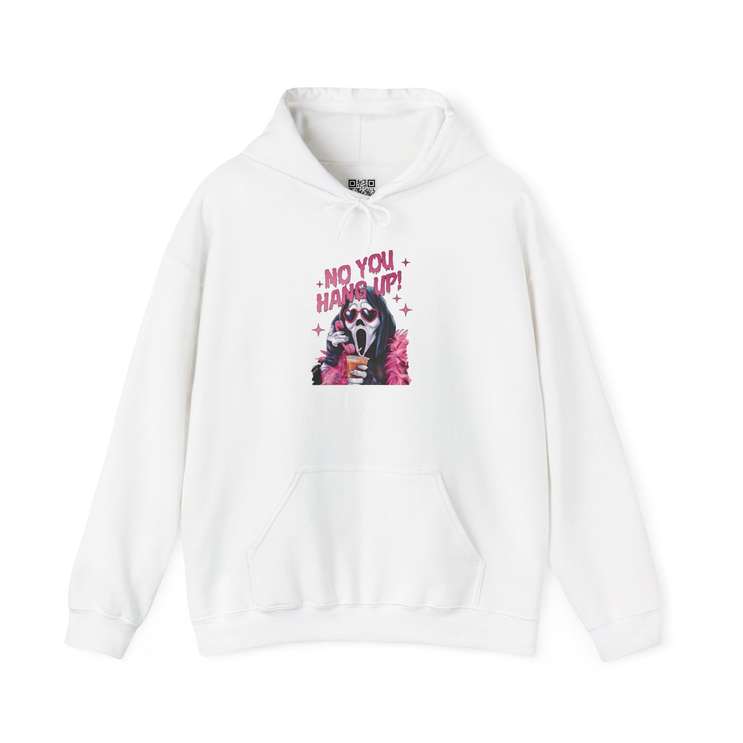 No You Hang Up – Ghostface Parody Hoodie