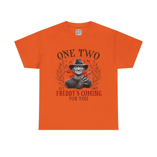 Freddy's Coming Horror Tee, Halloween Shirt, Horror Movie Merchandise