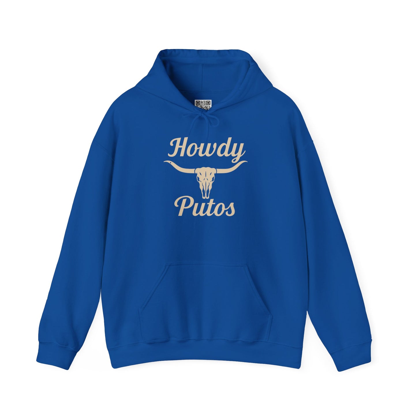 Howdy Putos – Longhorn Skull Hoodie