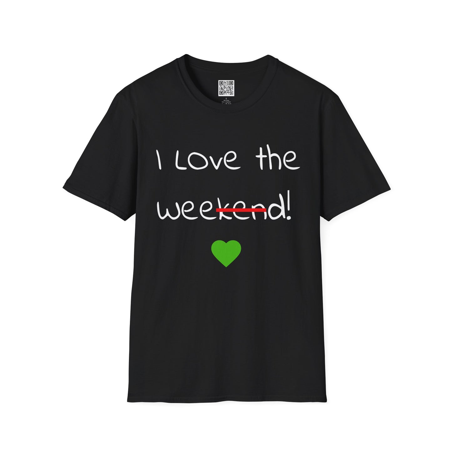 I Love the Weekend Vibes Tee – Casual Relaxed Fit Shirt