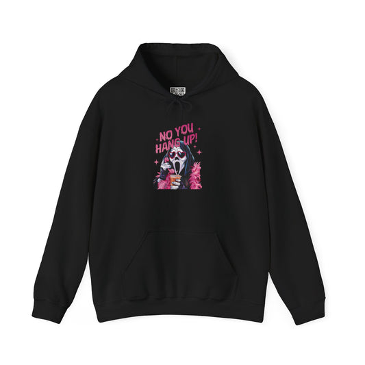 No You Hang Up – Ghostface Parody Hoodie