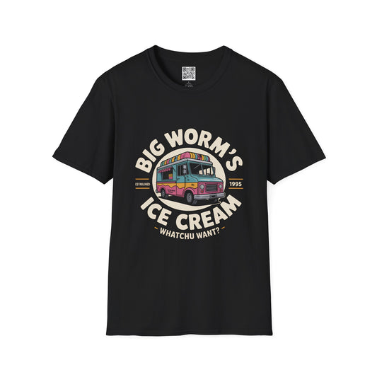 Big Worms Ice Cream Truck Tee – Fun Summer Graphic Shirt