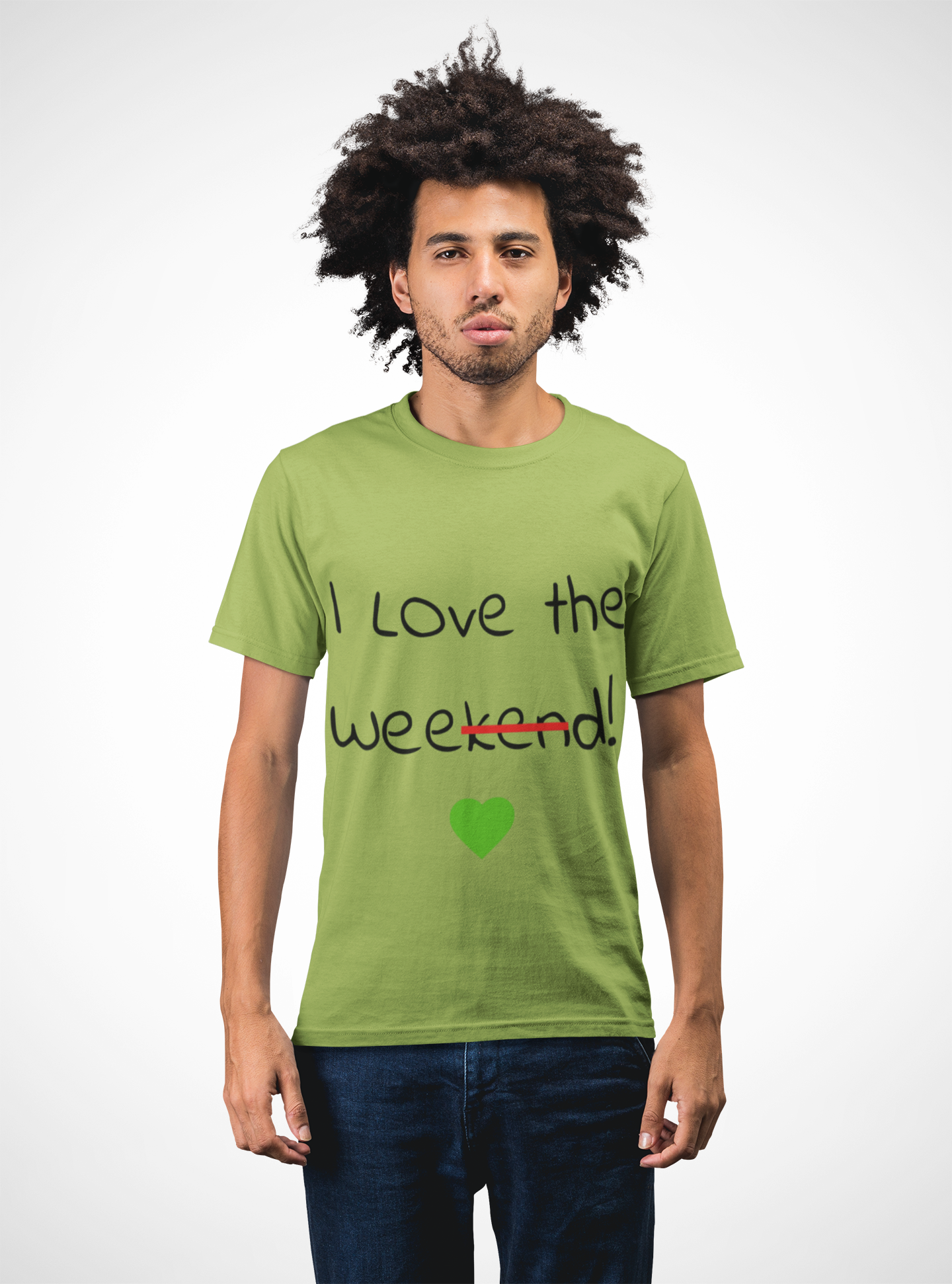 I Love the Weekend Vibes Tee – Casual Relaxed Fit Shirt