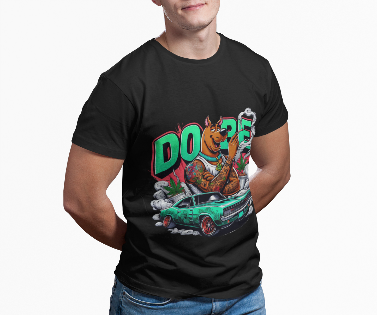 Dope Scooby – Stoner Streetwear Tee/Hoodie