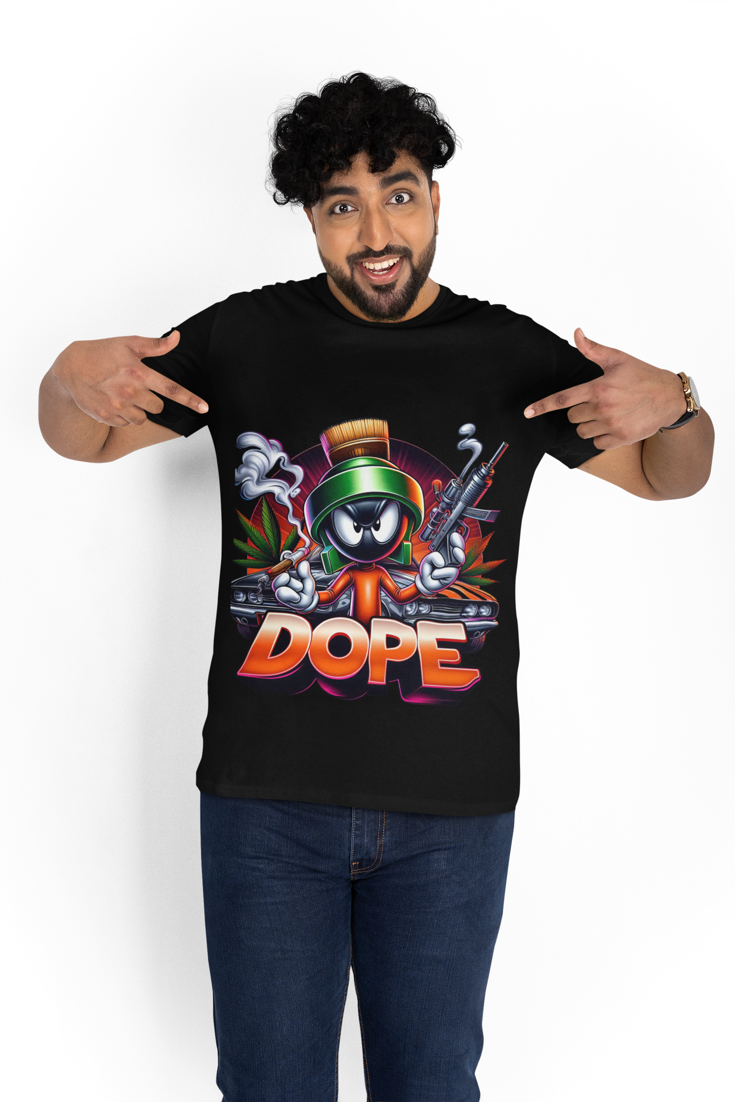Dope Martian – Stoner Cartoon Tee/Hoodie