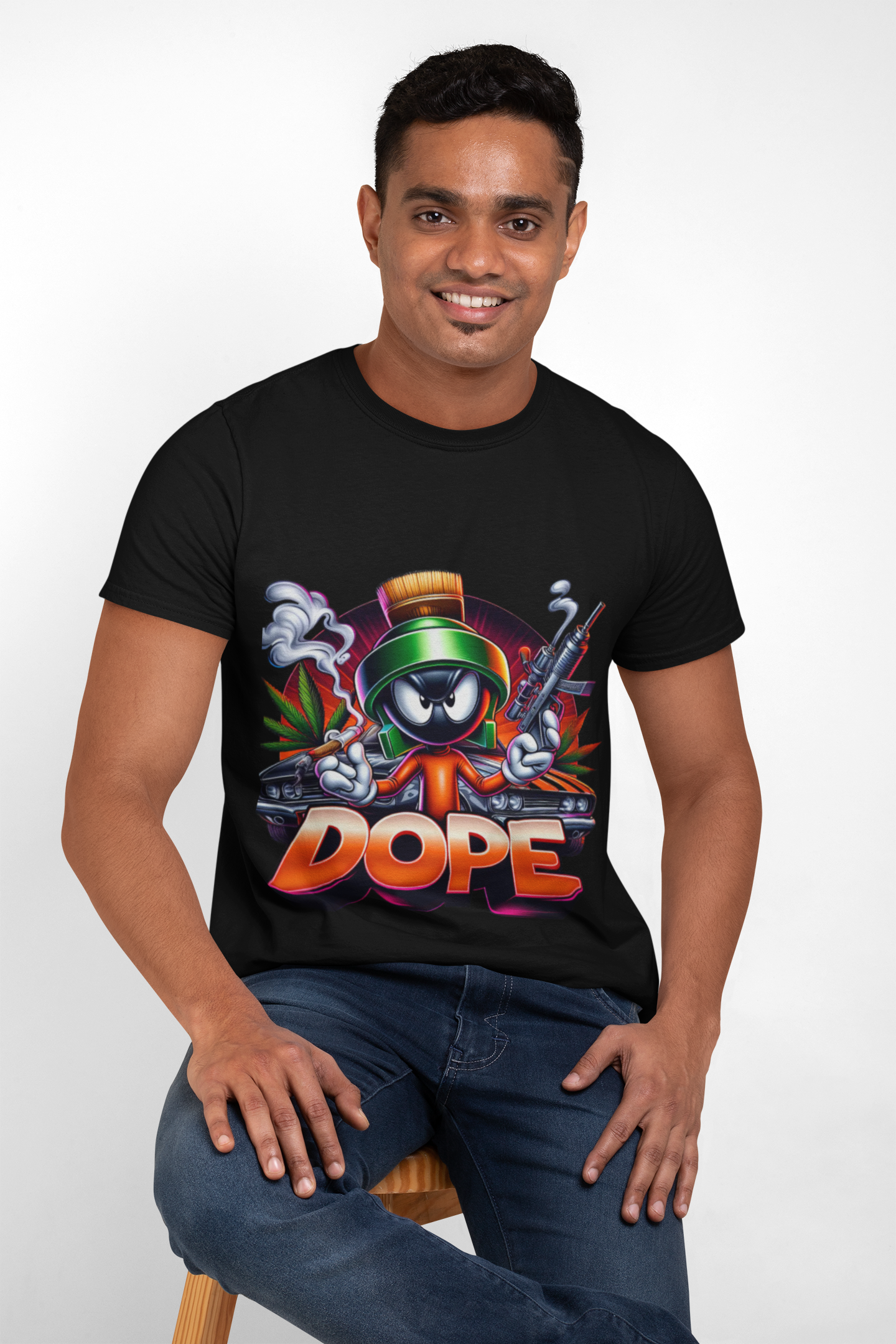 Dope Martian – Stoner Cartoon Tee/Hoodie