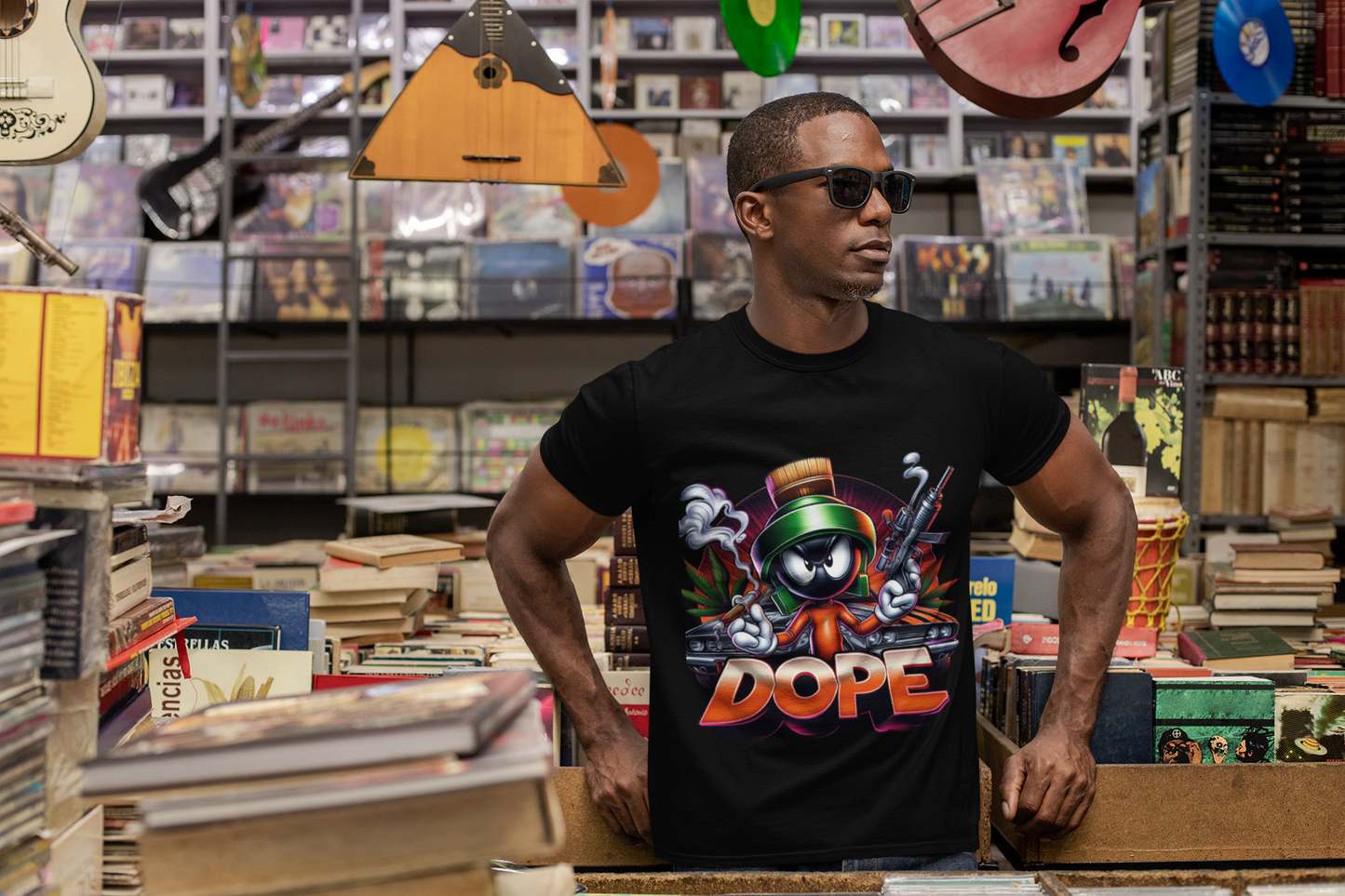Dope Martian – Stoner Cartoon Tee/Hoodie