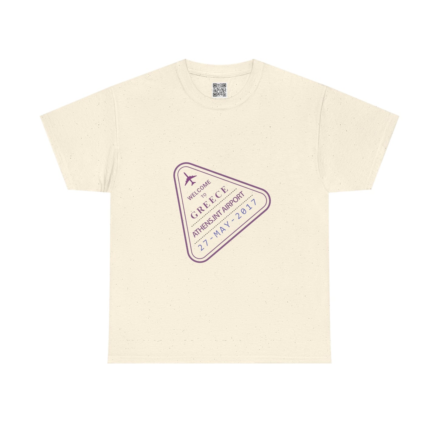 Greece Passport Stamp Tee