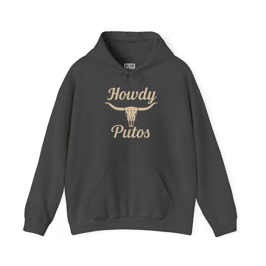 Howdy Putos – Longhorn Skull Hoodie