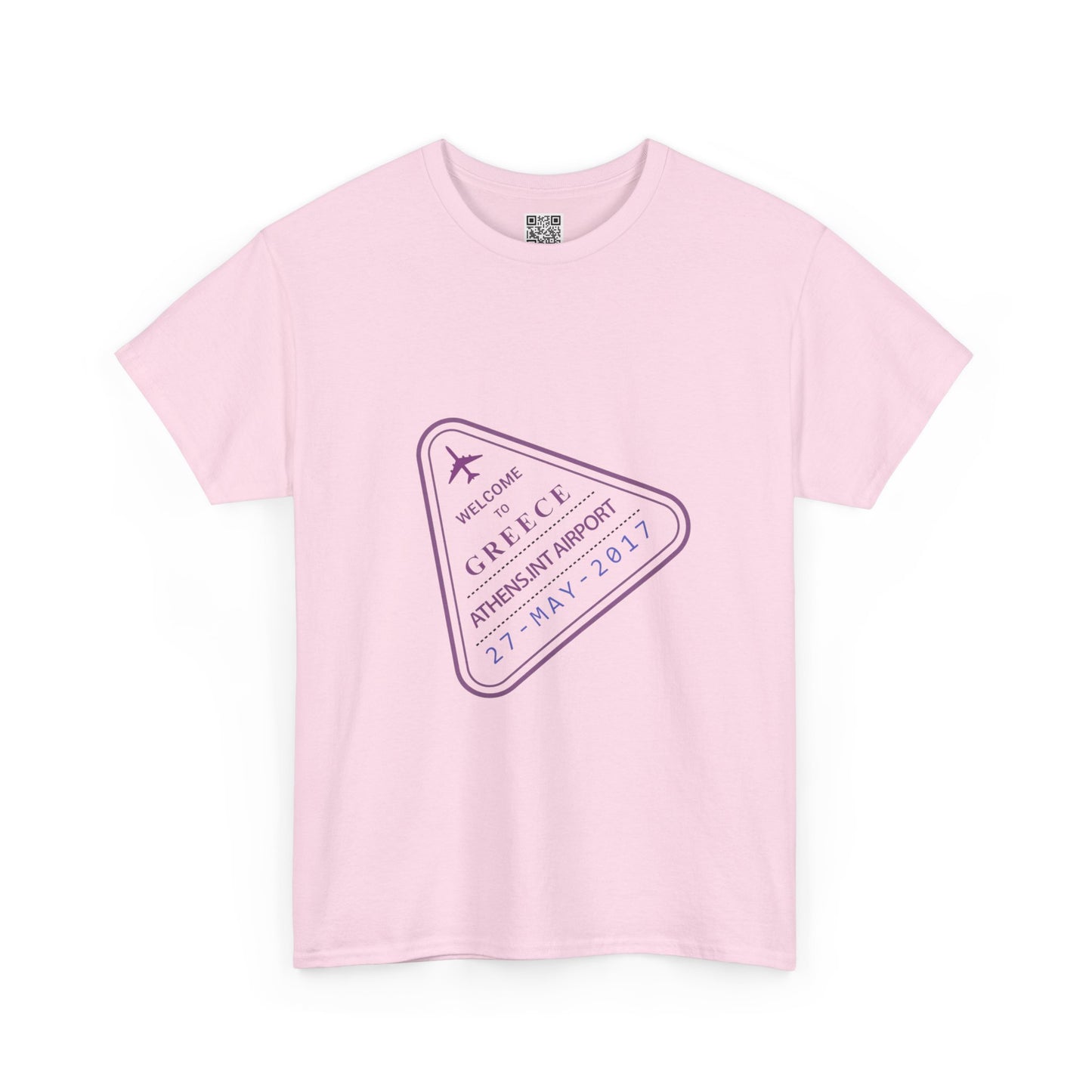 Greece Passport Stamp Tee