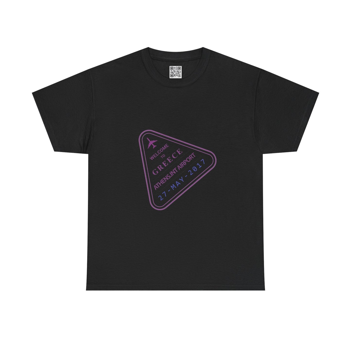 Greece Passport Stamp Tee
