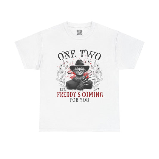 Freddy's Coming Horror Tee, Halloween Shirt, Horror Movie Merchandise