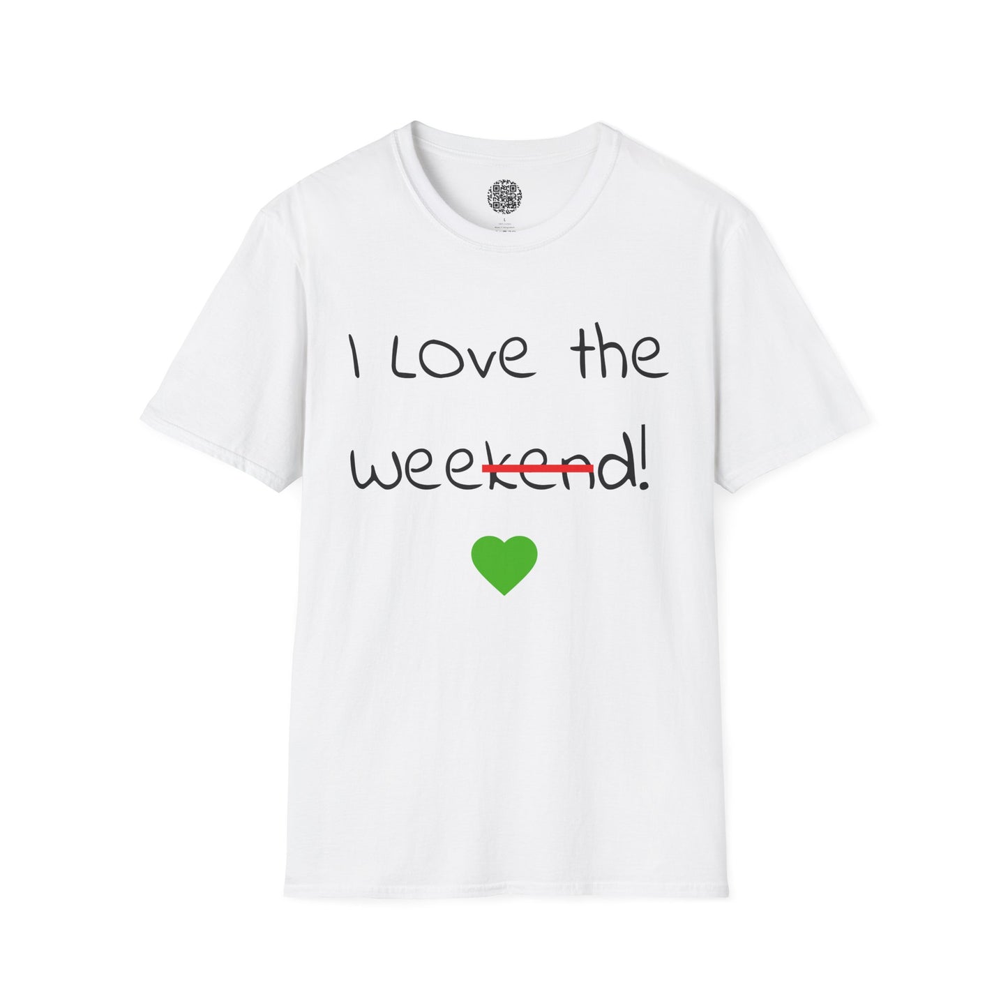 I Love the Weekend Vibes Tee – Casual Relaxed Fit Shirt